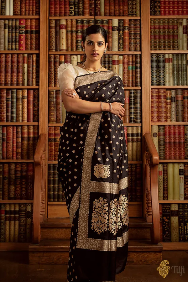 Banarasi_Soft_Silk_BLACK_Premium-Fancy_Saree_With_Blouse_For_Women