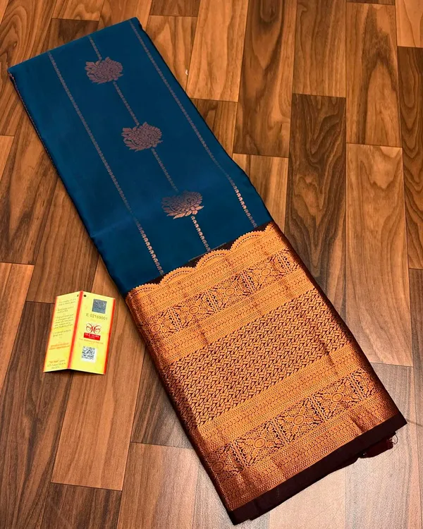Banarasi_Soft_Silk_NAVY-BLUE_Premium-Fancy_Saree_With_Blouse_For_Women