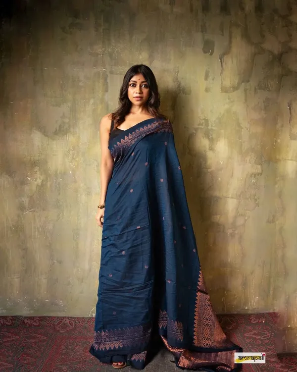 Banarasi_Soft_Silk_BLUE_Premium-Fancy_Saree_With_Blouse_For_Women