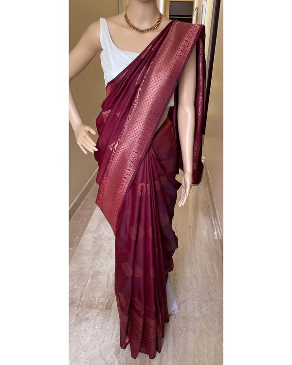 Banarasi_Soft_Silk_MAROON_Premium-Fancy_Saree_With_Blouse_For_Women