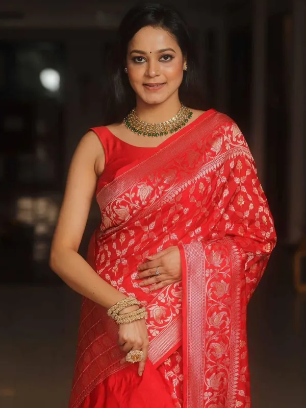 Banarasi_Soft_Silk_RED_Premium-Fancy_Saree_With_Blouse_For_Women