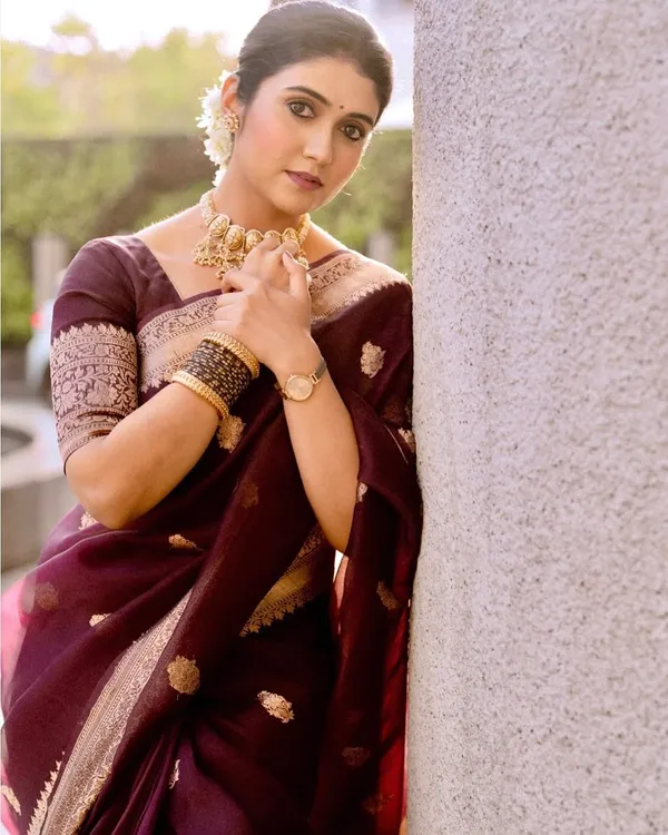 Banarasi_Soft_Silk_COFFEE_Premium-Fancy_Saree_With_Blouse_For_Women