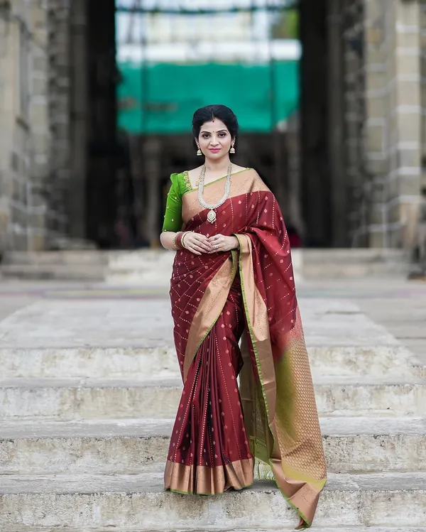 Banarasi_Soft_Silk_COFFEE_Premium-Fancy_Saree_With_Blouse_For_Women