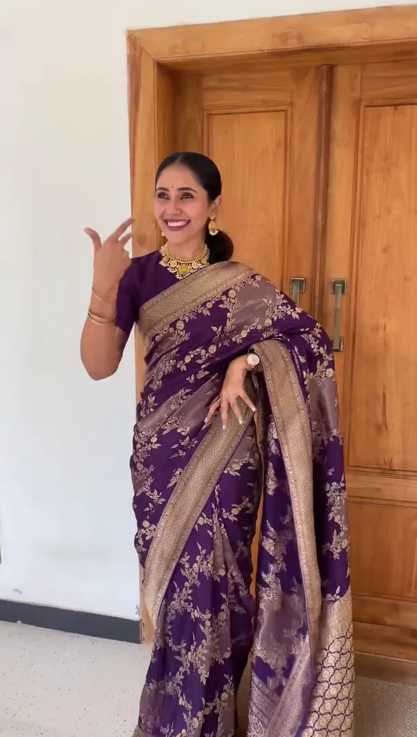 Banarasi_Soft_Silk_WINE_Premium-Fancy_Saree_With_Blouse_For_Women