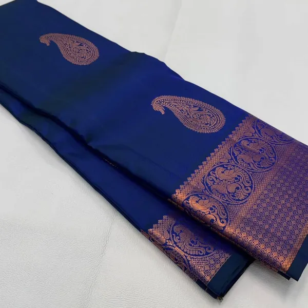 Banarasi_Soft_Silk_NAVY-BLUE_Premium-Fancy_Saree_With_Blouse_For_Women