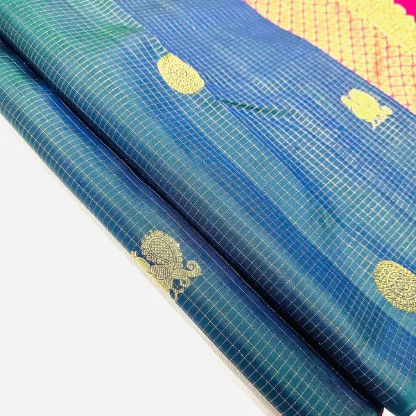 Banarasi_Soft_Silk_NAVY-BLUE-RANI_Premium-Fancy_Saree_With_Blouse_For_Women