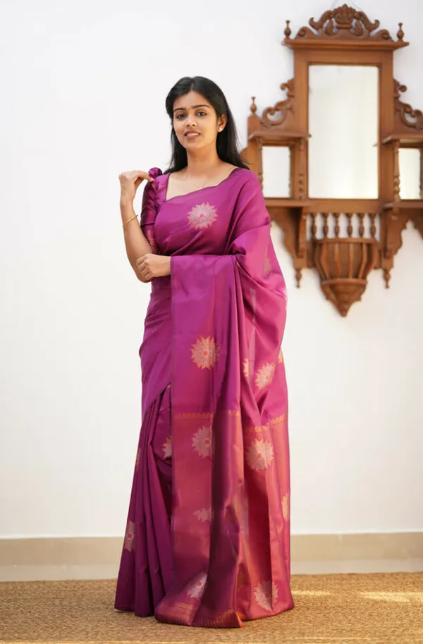Banarasi_Soft_Silk_MAGENTA-PINK_Premium-Fancy_Saree_With_Blouse_For_Women