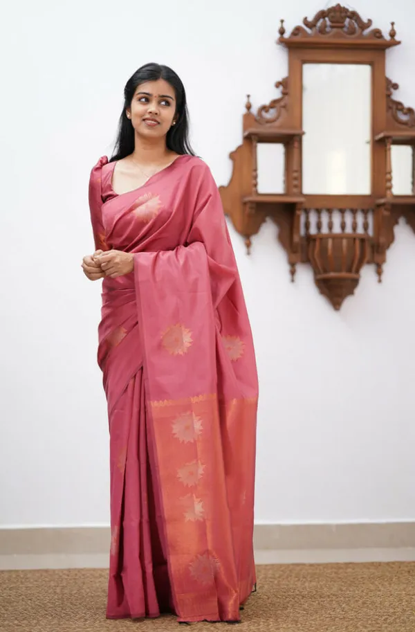 Banarasi_Soft_Silk_PEACHISH-PINK_Premium-Fancy_Saree_With_Blouse_For_Women
