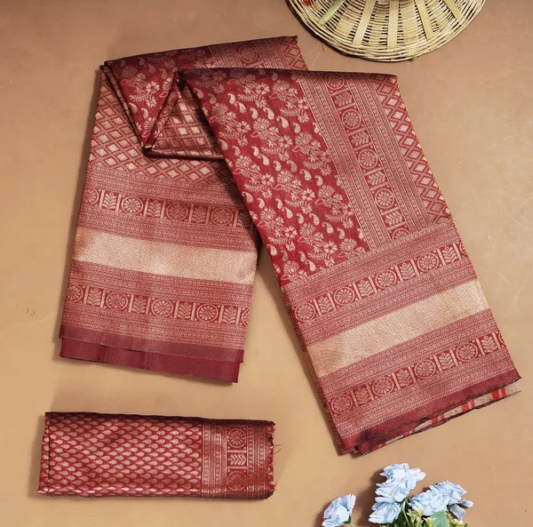 Banarasi_Soft_Silk_MAROON_Premium-Fancy_Saree_With_Blouse_For_Women