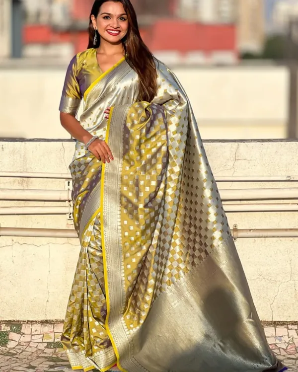 Banarasi_Soft_Silk_YELLOW_Premium-Fancy_Saree_With_Blouse_For_Women