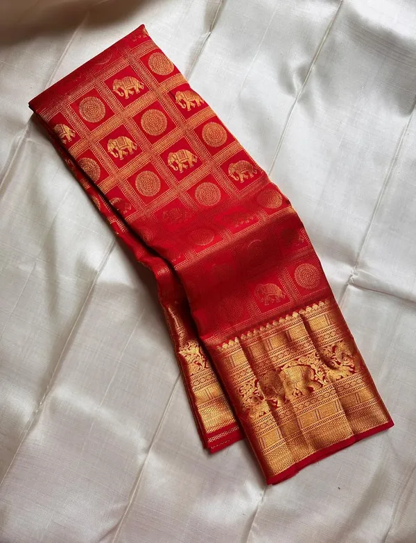 Banarasi_Soft_Silk_RED_Premium-Fancy_Saree_With_Blouse_For_Women
