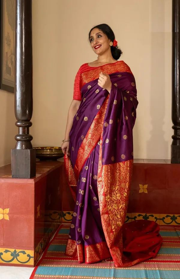 Banarasi_Soft_Silk_WINE-RED_Premium-Fancy_Saree_With_Blouse_For_Women