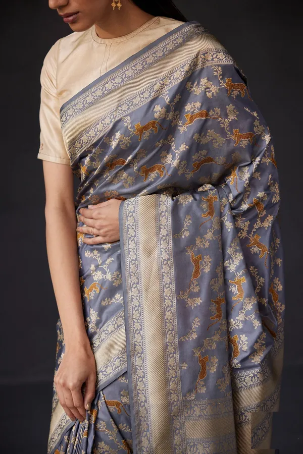 Banarasi_Soft_Silk_GREY_Premium-Fancy_Saree_With_Blouse_For_Women