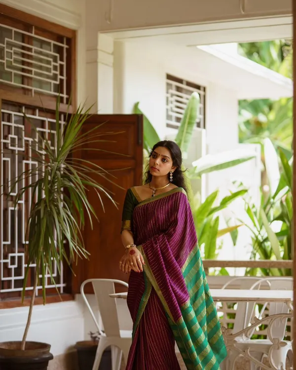 Banarasi_Soft_Silk_WINE-GREEN_Premium-Fancy_Saree_With_Blouse_For_Women
