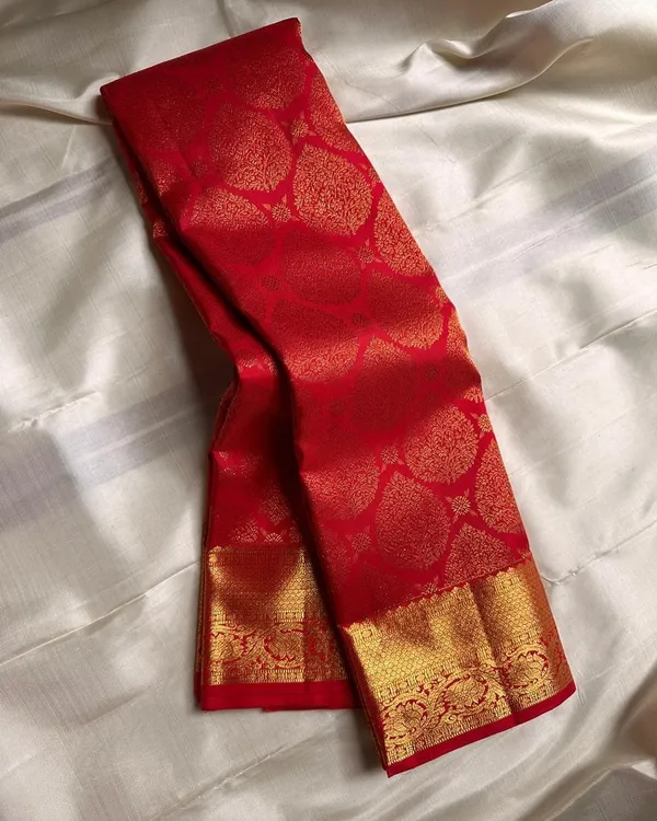 Banarasi_Soft_Silk_RED_Premium-Fancy_Saree_With_Blouse_For_Women