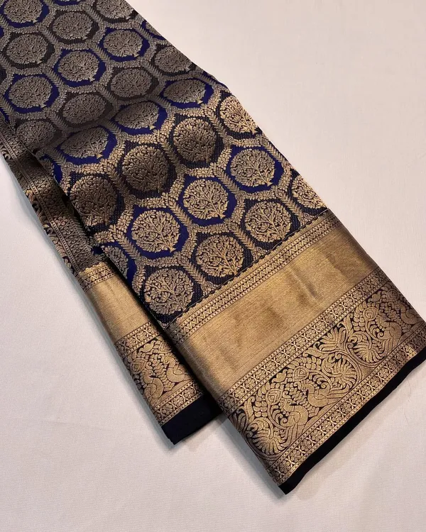 Banarasi_Soft_Silk_NAVY-BLUE_Premium-Fancy_Saree_With_Blouse_For_Women