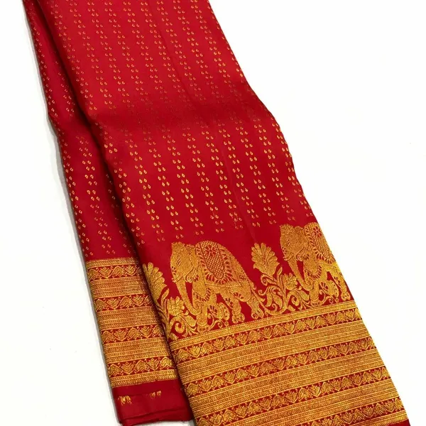 Banarasi_Soft_Silk_RED_Premium-Fancy_Saree_With_Blouse_For_Women