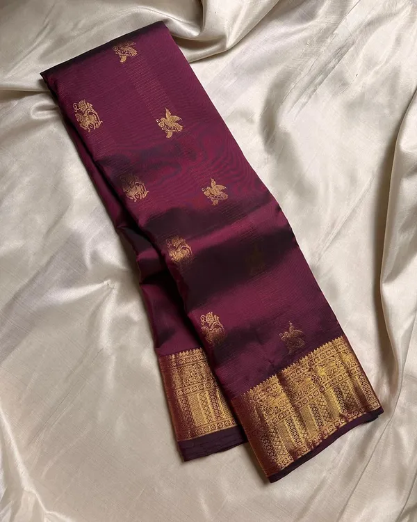 Banarasi_Soft_Silk_WINE_Premium-Fancy_Saree_With_Blouse_For_Women
