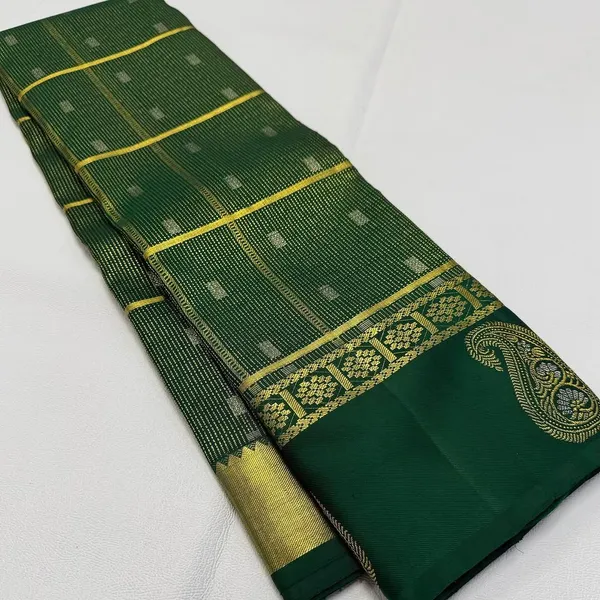 Banarasi_Soft_Silk_GREEN_Premium-Fancy_Saree_With_Blouse_For_Women