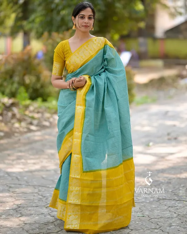 Banarasi_Soft_Silk_PISTA_Premium-Fancy_Saree_With_Blouse_For_Women