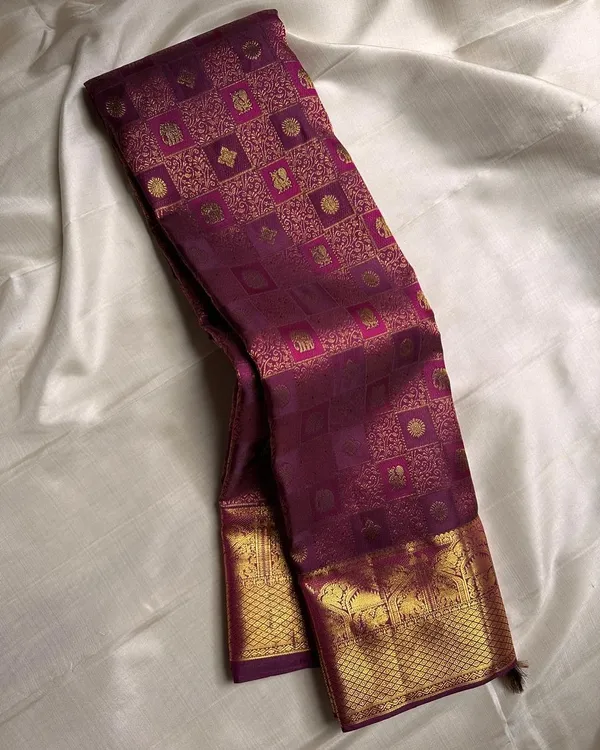 Banarasi_Soft_Silk_WINE_Premium-Fancy_Saree_With_Blouse_For_Women