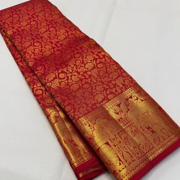 Banarasi_Soft_Silk_RED_Premium-Fancy_Saree_With_Blouse_For_Women