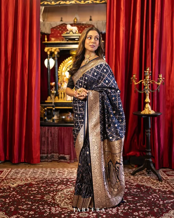 Banarasi_Soft_Silk_NAVY-BLUE_Premium-Fancy_Saree_With_Blouse_For_Women