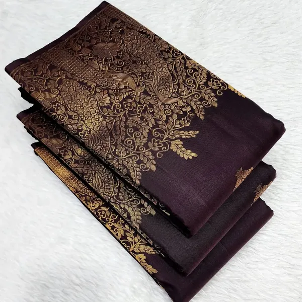 Banarasi_Soft_Silk_WINE_Premium-Fancy_Saree_With_Blouse_For_Women
