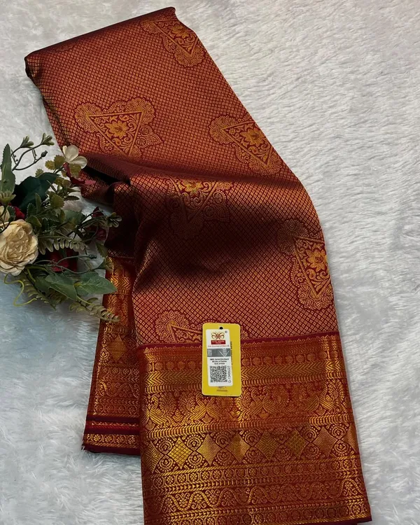 Banarasi_Soft_Silk_MAROON_Premium-Fancy_Saree_With_Blouse_For_Women