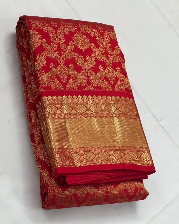 Banarasi_Soft_Silk_RED_Premium-Fancy_Saree_With_Blouse_For_Women