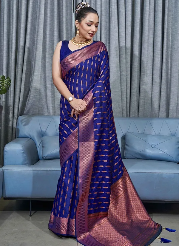 Banarasi_Soft_Silk_BLUE_Premium-Fancy_Saree_With_Blouse_For_Women