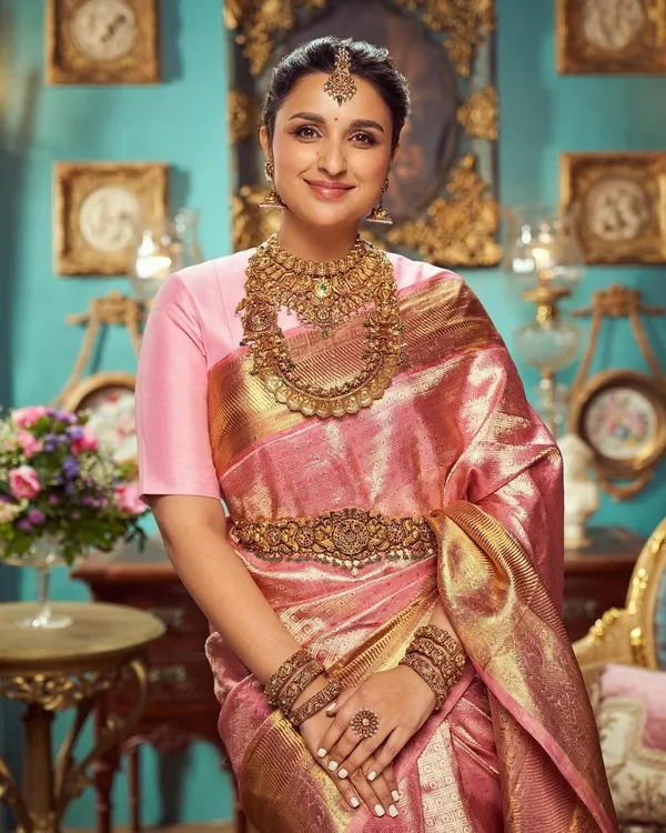 Banarasi_Soft_Silk_PEACH_Premium-Fancy_Saree_With_Blouse_For_Women