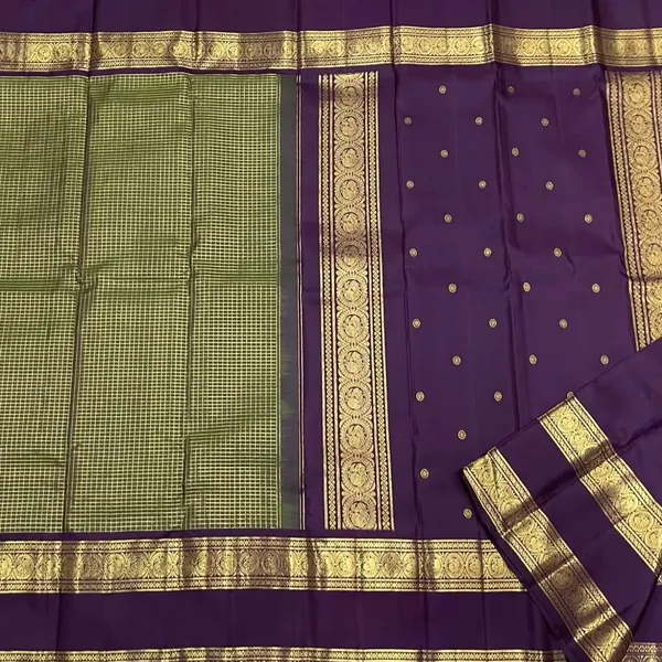 Banarasi_Soft_Silk_DARK-GREEN_Premium-Fancy_Saree_With_Blouse_For_Women