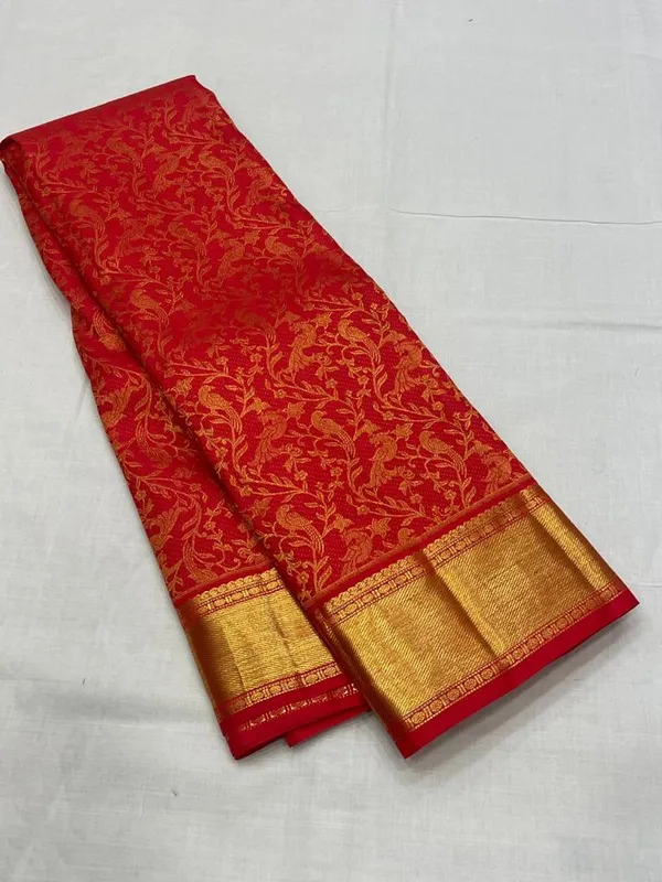 Banarasi_Soft_Silk_RED_Premium-Fancy_Saree_With_Blouse_For_Women