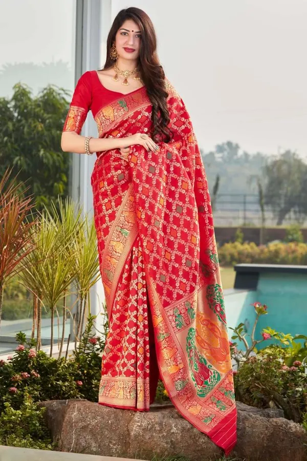 Banarasi_Soft_Silk_CHERRY_Premium-Fancy_Saree_With_Blouse_For_Women