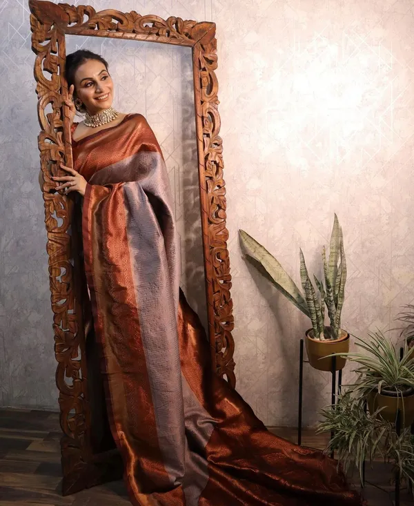 Banarasi_Soft_Silk_GREY-MAROON_Premium-Fancy_Saree_With_Blouse_For_Women