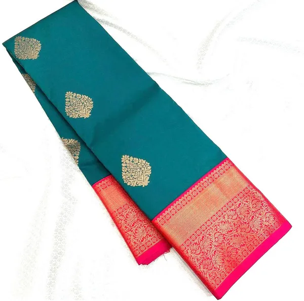Banarasi_Soft_Silk_RAMA-RANI_Premium-Fancy_Saree_With_Blouse_For_Women