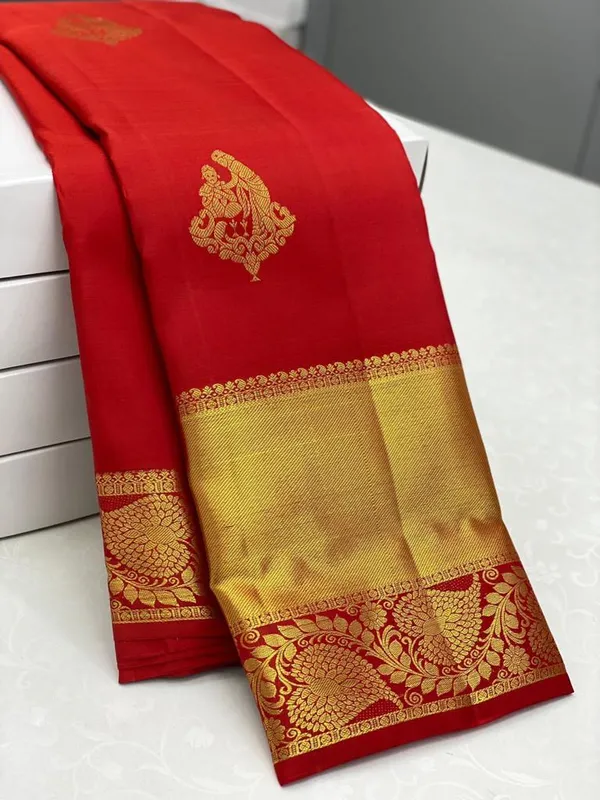 Banarasi_Soft_Silk_RED_Premium-Fancy_Saree_With_Blouse_For_Women