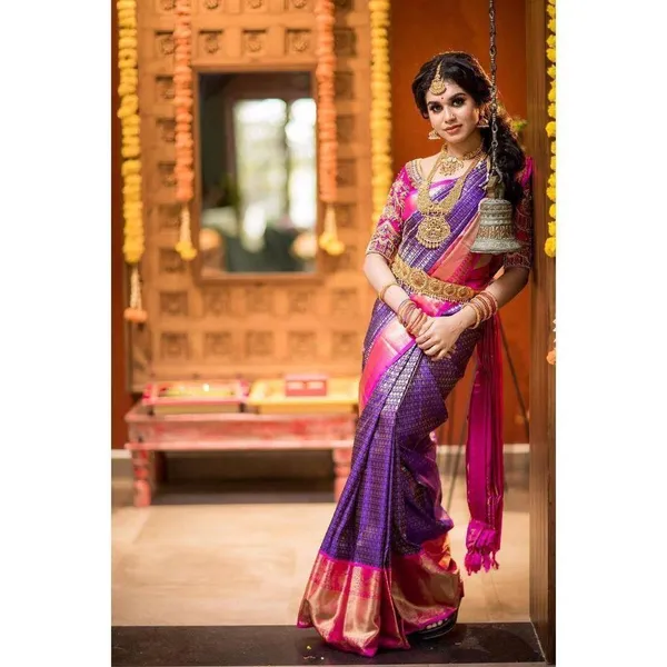 Banarasi_Soft_Silk_PURPLE-RANI_Premium-Fancy_Saree_With_Blouse_For_Women