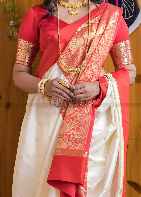 Banarasi_Soft_Silk_OFF-WHITE-RED_Premium-Fancy_Saree_With_Blouse_For_Women