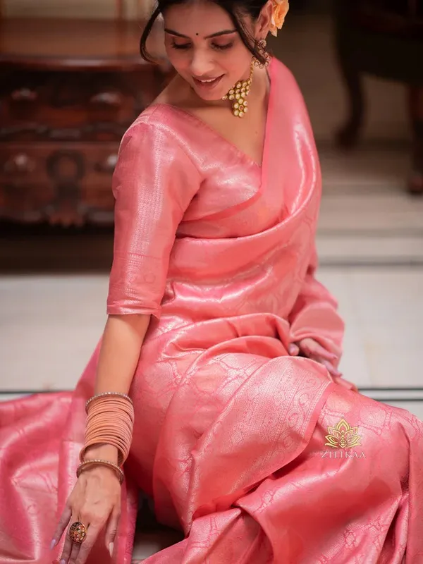 Banarasi_Soft_Silk_LIGHT-PINK_Premium-Fancy_Saree_With_Blouse_For_Women