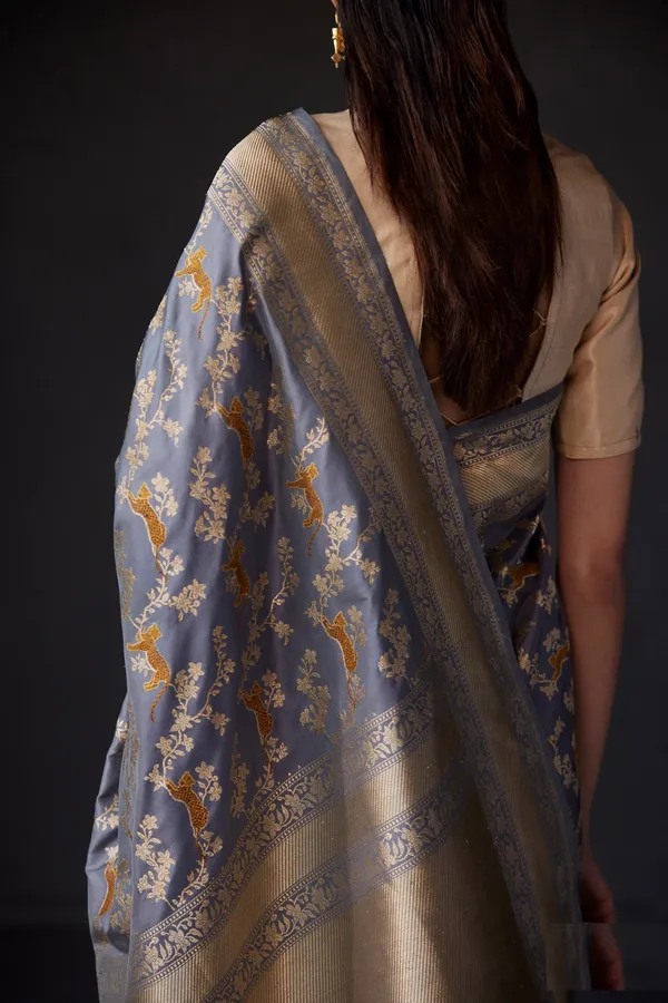 Banarasi_Soft_Silk_GREY_Premium-Fancy_Saree_With_Blouse_For_Women