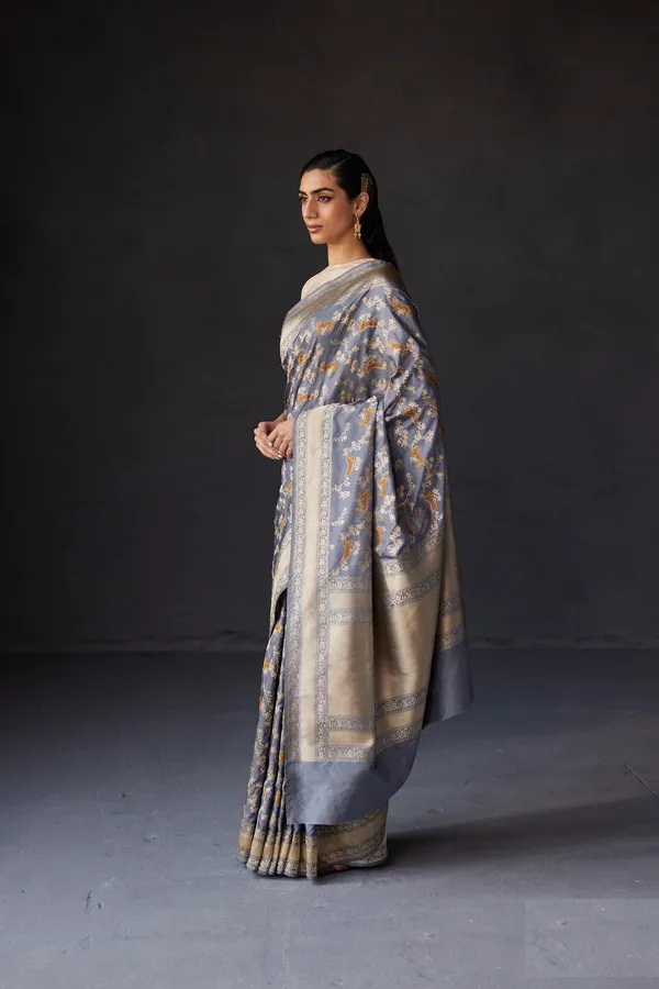 Banarasi_Soft_Silk_GREY_Premium-Fancy_Saree_With_Blouse_For_Women