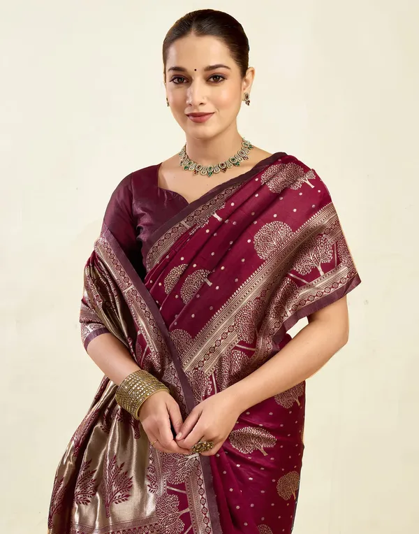 Banarasi_Soft_Silk_Maroon_Premium-Fancy_Saree_With_Blouse_For_Women