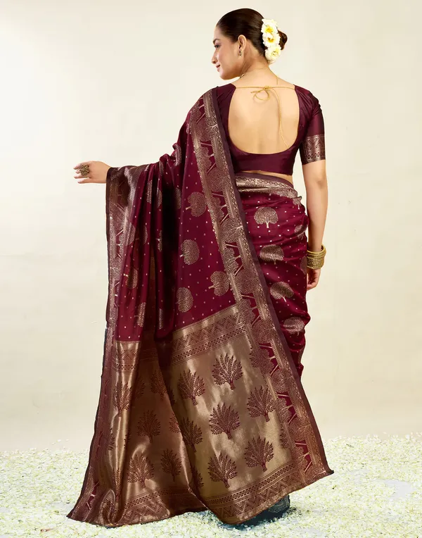 Banarasi_Soft_Silk_Maroon_Premium-Fancy_Saree_With_Blouse_For_Women
