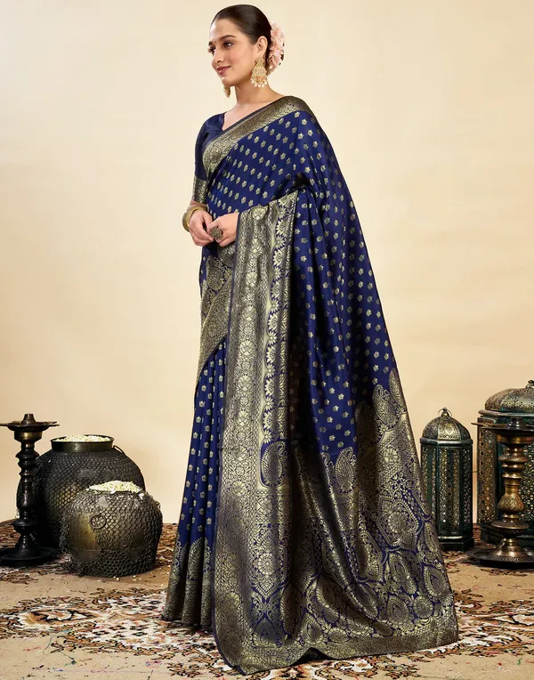 Banarasi_Soft_Silk_Blue_Premium-Fancy_Saree_With_Blouse_For_Women