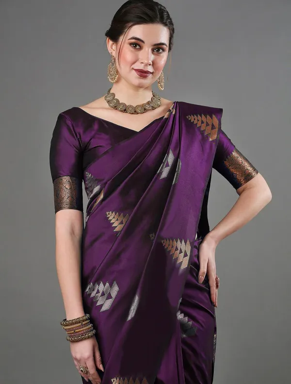 Banarasi_Soft_Silk_PURPLE_Premium-Fancy_Saree_With_Blouse_For_Women