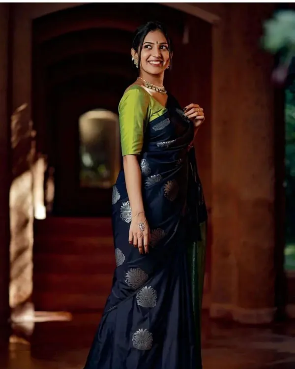 Banarasi_Soft_Silk_NAVY-BLUE_Premium-Fancy_Saree_With_Blouse_For_Women