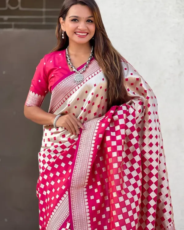Banarasi_Soft_Silk_PINK_Premium-Fancy_Saree_With_Blouse_For_Women