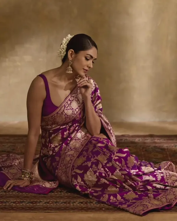 Banarasi_Soft_Silk_WINE_Premium-Fancy_Saree_With_Blouse_For_Women
